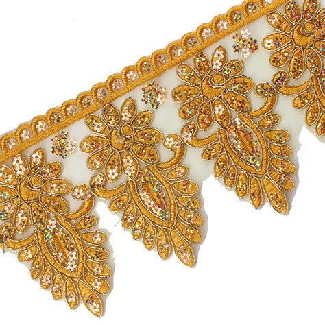 golden sun ribbon and lace center